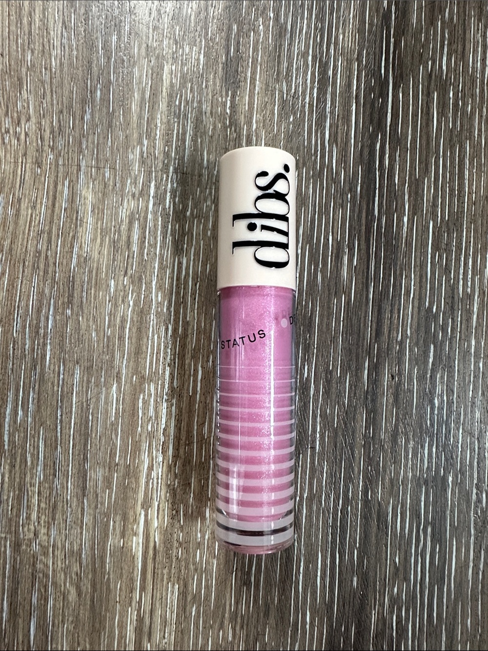 Dibs Lip Gloss in Shimmery Pink